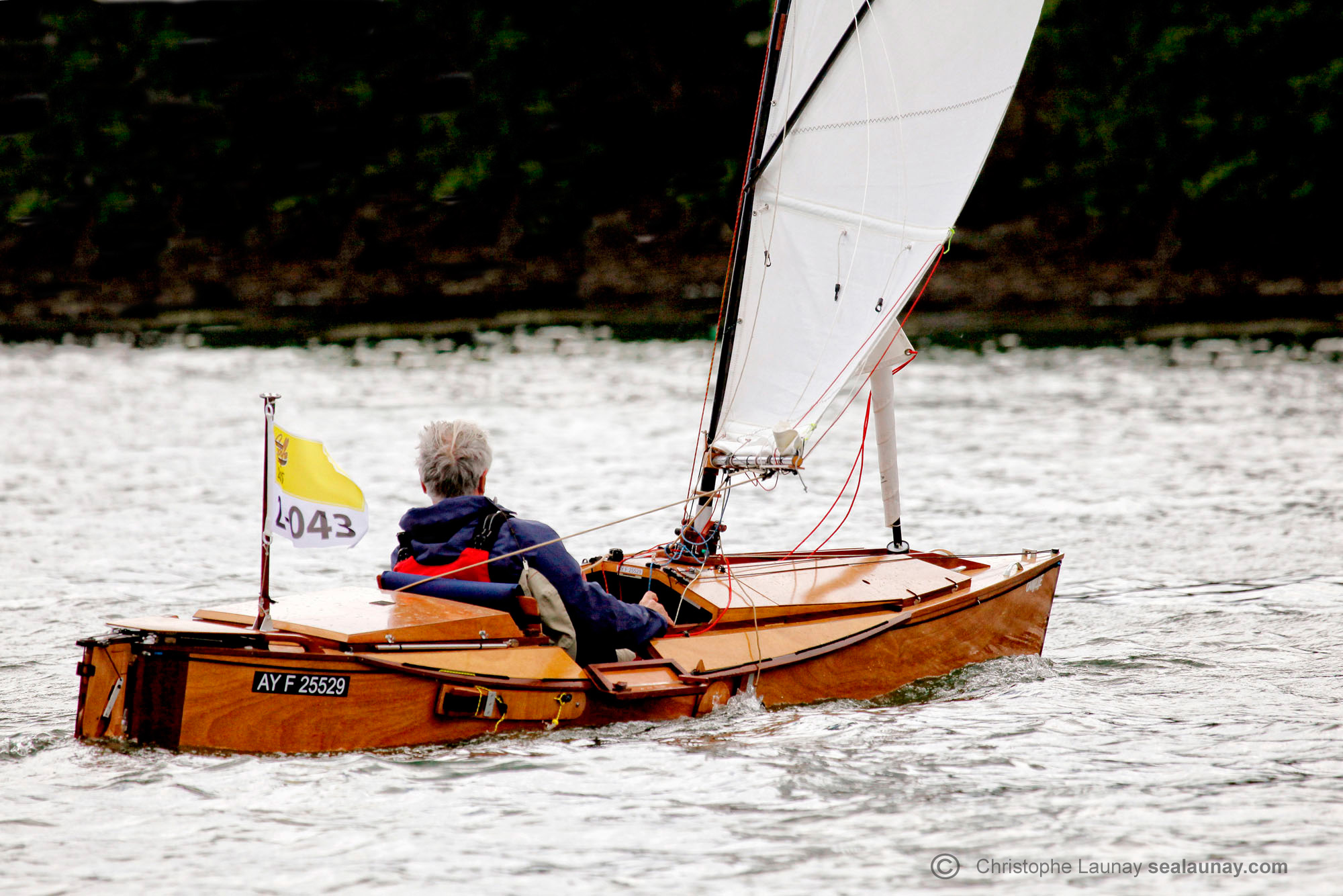 Camille Kayak à la semaine du Golfe de Morbihan